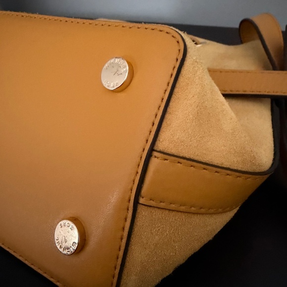 Michael Kors Cary Marigold SM Bucket Bag Leather Suede - Picture 12 of 16